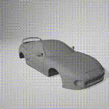 toyota supra rz coches 3d print model - Mito3D