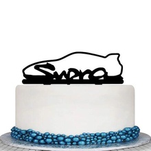 Toyota supra topper gâteau fondant anniversaire voitures 3d print model - Mito3D