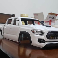toyota tacoma trd pro 1 10 313 mm body various scale vaterra axial traxxas 10th 3d print model - Mito3D