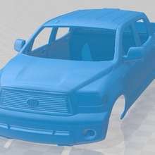 toyota tundra crew max 2011 printable body car 3d print model - Mito3D