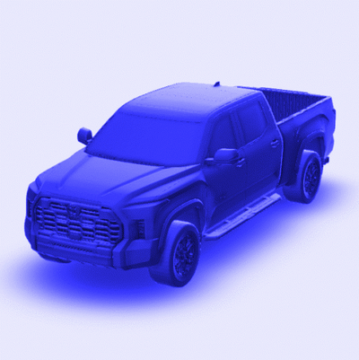 toyota tundra trd 2022 ev gt turbo araba yarış suv araç asfalt gta forza ralli derbi v8 çift turbolu spor dalları 3d print model - Mito3D