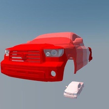 toyota tundra vari 1 10 pick-up crawler 3d print model - Mito3D