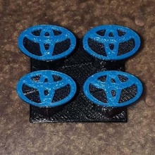 toyota valve stem cap automotive 3d print model - Mito3D