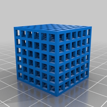 tpe stress cube tool 3d printing tests 3d print model - Mito3D