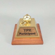 tpk trophée jeu jouet d'accessoires wargaming le dessus de table rpg rôle un pathfinder donjons dragons mdn d20 3d print model - Mito3D