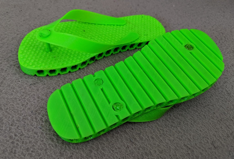 tpu flip flops 3 anno vecchio flessibile scarpe moda 3d print model - Mito3D