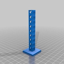 tpu temp tower 190-235 customized 3d_printing_tests 3d print model - Mito3D
