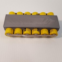 tr 18650 battery holder tool 37v li-ion fixture 3d print model - Mito3D
