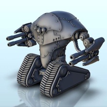 tr 700 soldier-robot 5 + supported version - battletech mechwarrior warhammer scifi science fiction sf 40k warhordes grimdark confrontation 3d print model - Mito3D