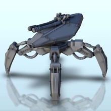 tr 800 soldier robot 6 + soportado versión battletech mechwarrior martillo guerra ciencia ficción Ciencias sf 40k hordas sombrío confrontación 3d print model - Mito3D