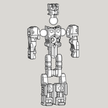 tr alpha trion titanmaster toys replacement replica transformers 3d print model - Mito3D