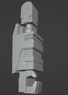 tr Gehirne Ersatz Arm Transformer Festung maximus 3d print model - Mito3D