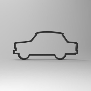 trabant 601 cookie cutter Home candy car petrolhead two stroke kitchen_dining 3d print model - Mito3D