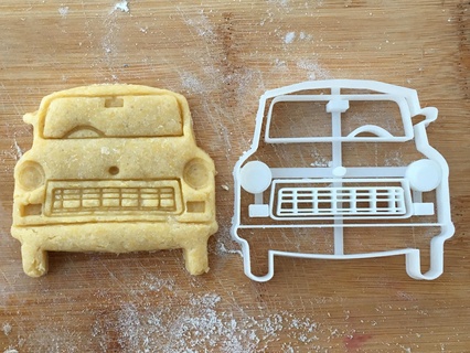 trabant car cookie cutter baking food retro 3d print model - Mito3D
