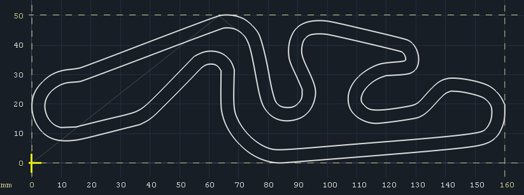 trace circuit svg art cool f1 sport mode déco laser bois 3d print model - Mito3D