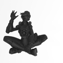 tracer cadet oxton overwatch game blizzard games toys 3d print model - Mito3D