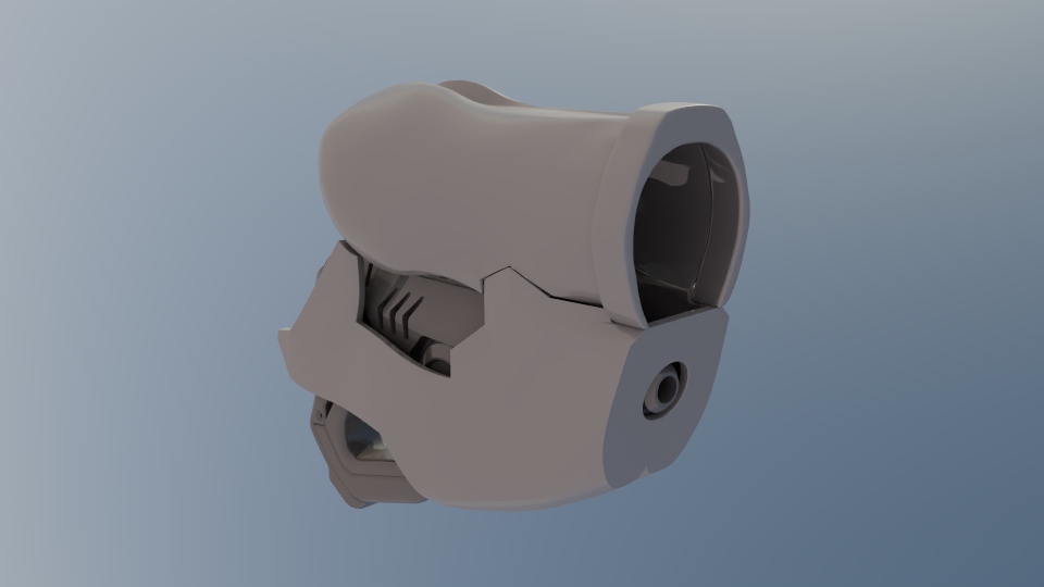 izci tabanca kılıf stl aşırı izleme Lazer izli Kostüm oyunu 3D print model - Mito3D