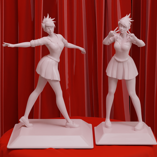 tracer overwatch figure toy schoolgirl 3d print model - Mito3D