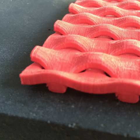 tracery weaving art 3D print model - Mito3D