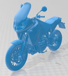 Izlemek 800cdi 2012 yazdırılabilir motosiklet 800 cdi hobi mikro ölçek bisiklet 3d print model - Mito3D