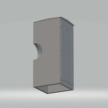 Spur Relais Kabinett Architektur Gebäude Strukturen 3d print model - Mito3D