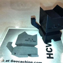 seguimiento gato de geocaching juego juguete accesorios el cat 3d print model - Mito3D