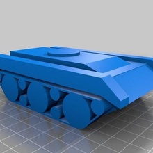 tracked armored vehicle military tank 3d_printing