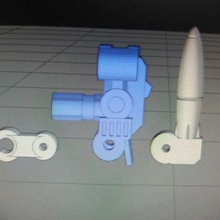 tracks gun game transformers classics 3d print model - Mito3D