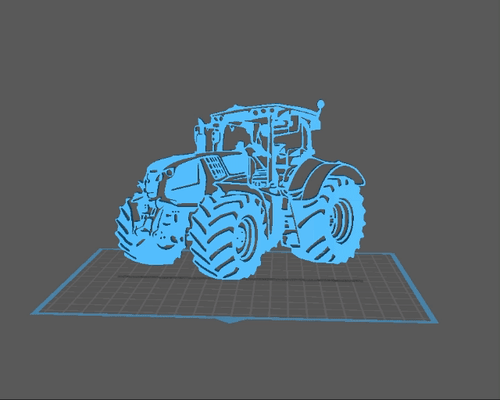tracteur - claas art mod le 3d agriculture collection 3d print model - Mito3D