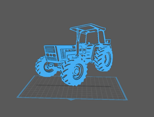 tracteur fiat 65 66 arte nessuno agricoltura mod 3d 3d print model - Mito3D