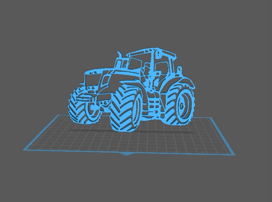 tracteur massey ferguson art mod 3d agriculture collection 3d print model - Mito3D
