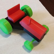 tractor game car kid kids toy technique traktor 3d print model - Mito3D