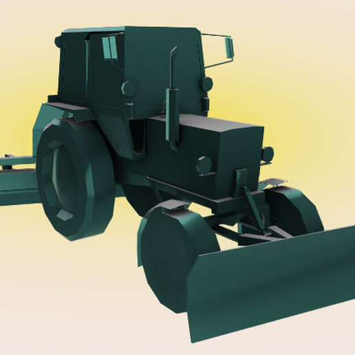 trattore 3D print model - Mito3D