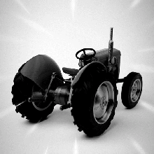 traktör Ferguson te20 tamamen yazdırılabilir takım ölçek 1 18 oyun 118 Massey model 3d print model - Mito3D
