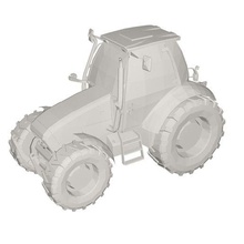 traktör konsept 3d print model - Mito3D