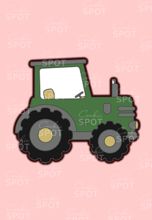 tracteur biscuit coupeur camion construction ferme 3d print model - Mito3D