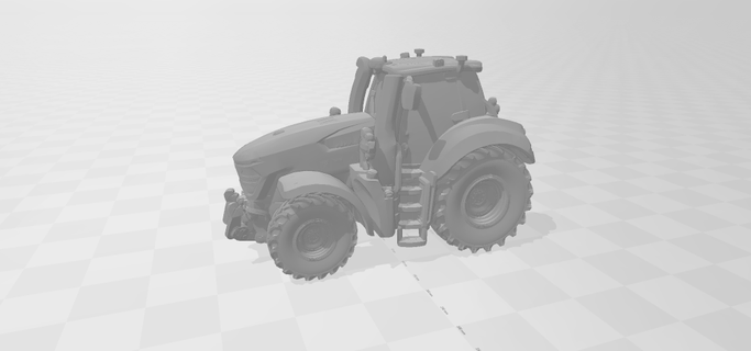traktör Deutz döküm Çiftlik Sıcak tekerlekler 1 87 h0 ho yorum kedi tırtıl Liebherr 3d print model - Mito3D
