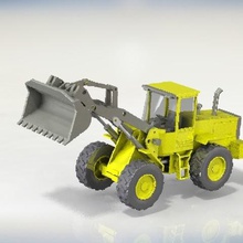 tractor shovel game 3d print model - Mito3D