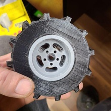 tractor neumático rueda juguete llantas pasatiempo camión 3d print model - Mito3D