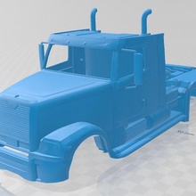tractor de remolque camión para impresión juego 1-32 1-24 1-18 1-14 1-10 la deriva rastreador miniz shell control hobby radio rc tamiya scalextric ranura imprimible el 3d print model - Mito3D