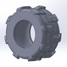 tractor tyre game tire 3d print model - Mito3D
