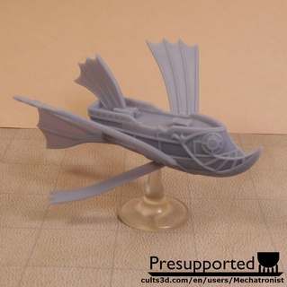 esnaf balık gemi heceleme minyatür dnd Zindanlar ejderhalar masaüstü rpg harf kodlamak yazık yusufçuk böcek tekne zeplin gökyüzü uçan mini model şekil yelken 3d print model - Mito3D