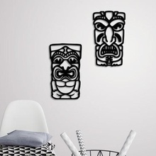 traditional african decorative wall mask traditiona hang art cnc 3d print model - Mito3D