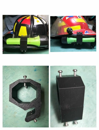 tradicional fuego casco linterna soporte pelícano sigiloso 4aa 3d print model - Mito3D