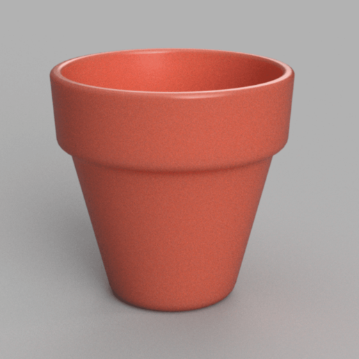 geleneksel saksı ekici bitki tencere 3D print model - Mito3D