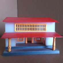 traditional house architecture apartment building stl hut tradinational model 3d print model - Mito3D