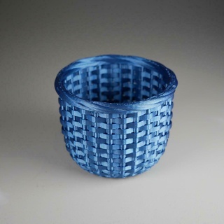 tradicional indiano cesta suporte requeridos trançado tecido 3d print model - Mito3D