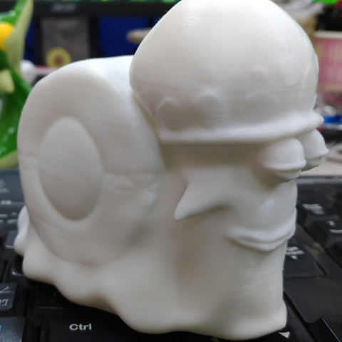 trafalgar água leis caracol celular gadget 3D print model - Mito3D