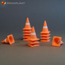 traffic cone gadget accident breakdown car lego orange pion playmobil pylon road safety schleich controller truck verkeerskegel 3d print model - Mito3D