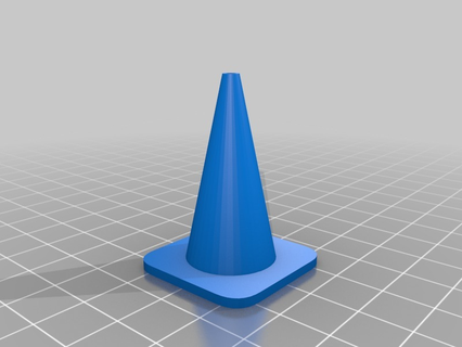 tráfego pilão cone 3d impressão 3d print model - Mito3D